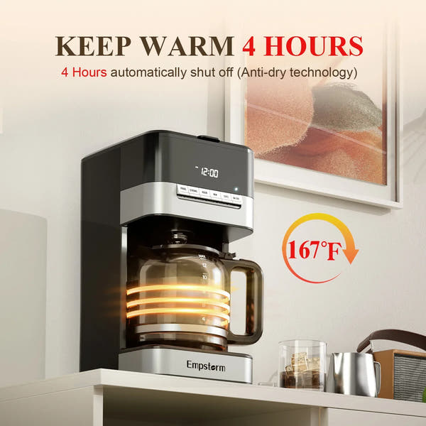 Electric Drip Coffee Maker – 1.8L